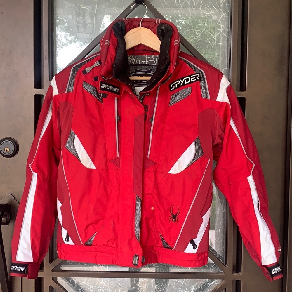 Ladies Vintage Red Spyder Ski Jacket